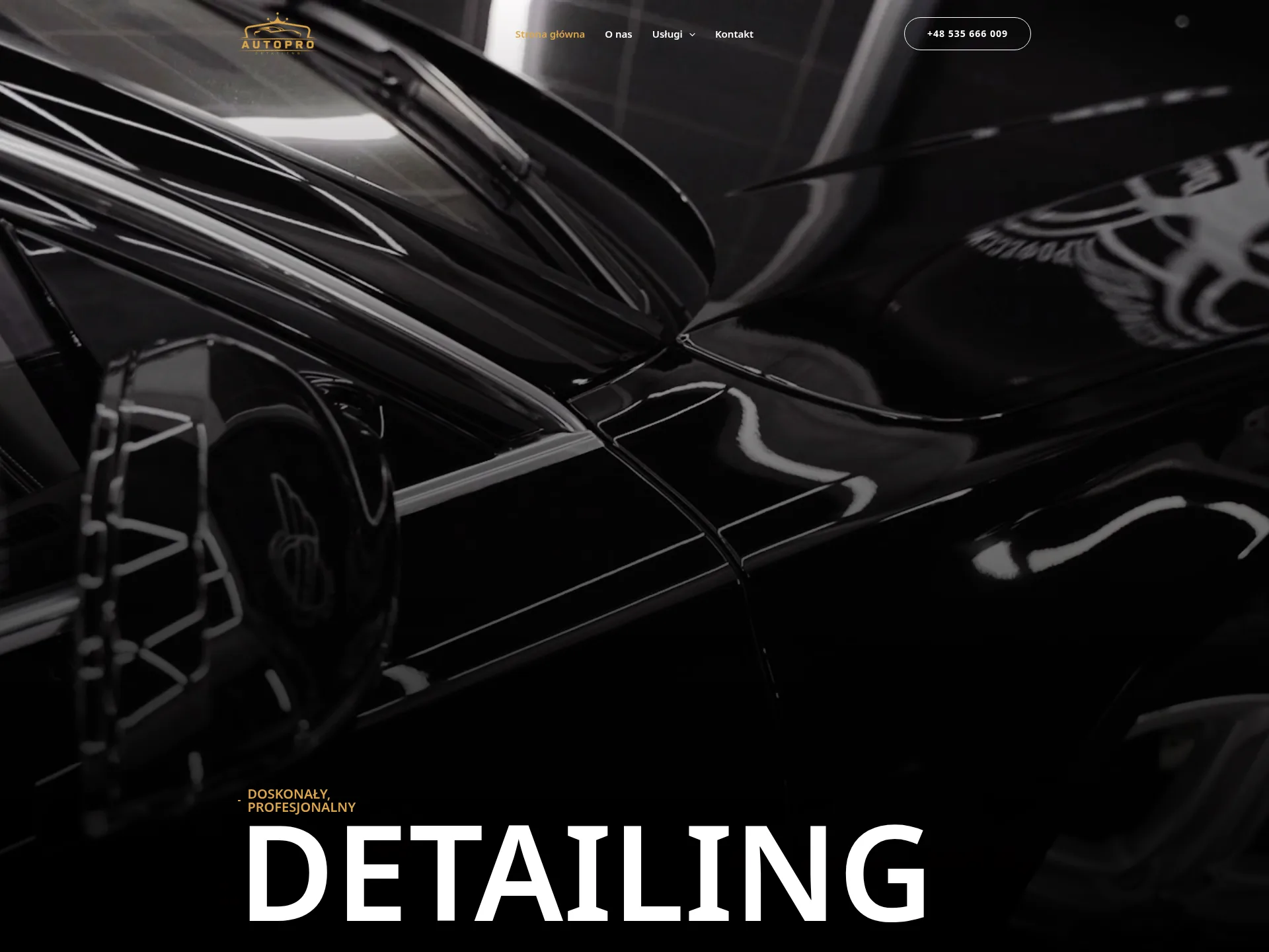 Strona internetowa AutoPro Detailing
